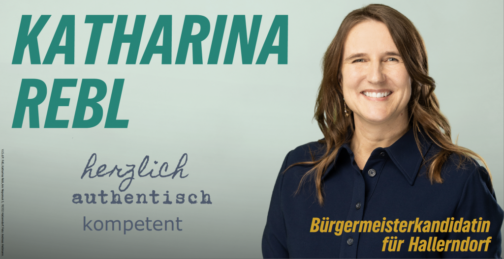 Katharina Rebl, Bürgermeisterkandidatin für die Gemeinde Hallerndorf